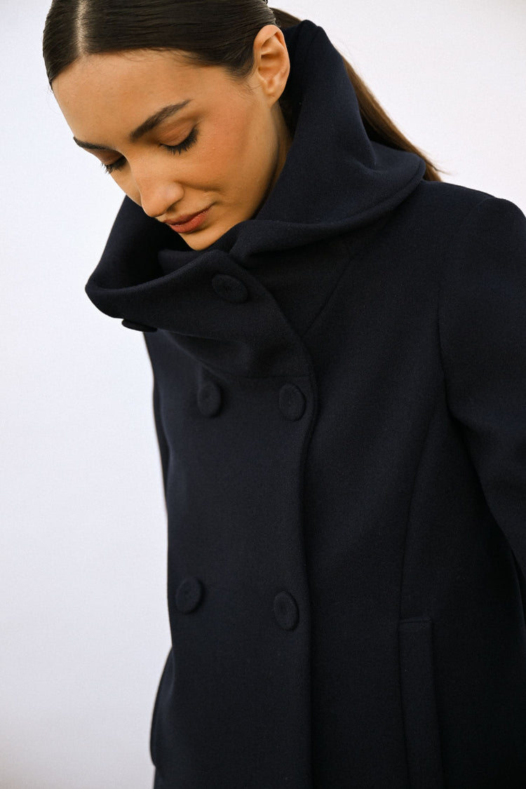 Cappotto doppiopetto corto