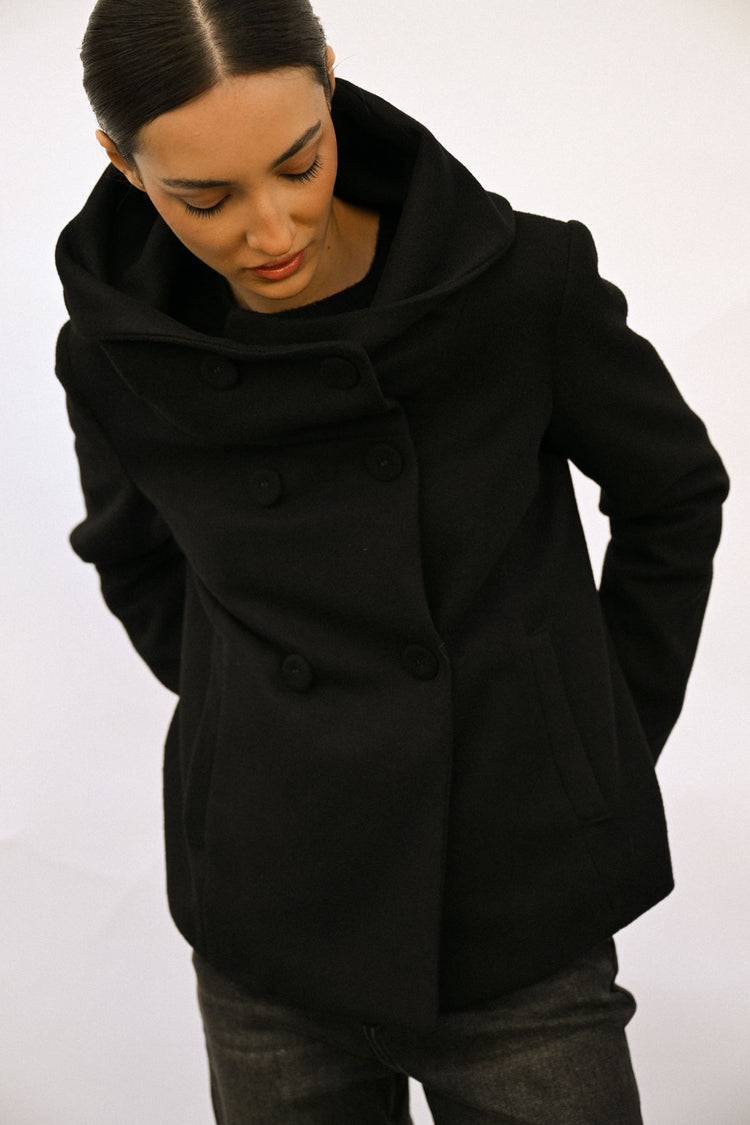 Cappotto doppiopetto corto