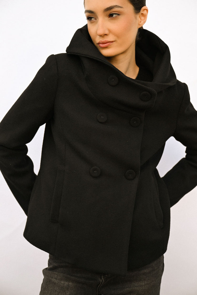 Cappotto doppiopetto corto