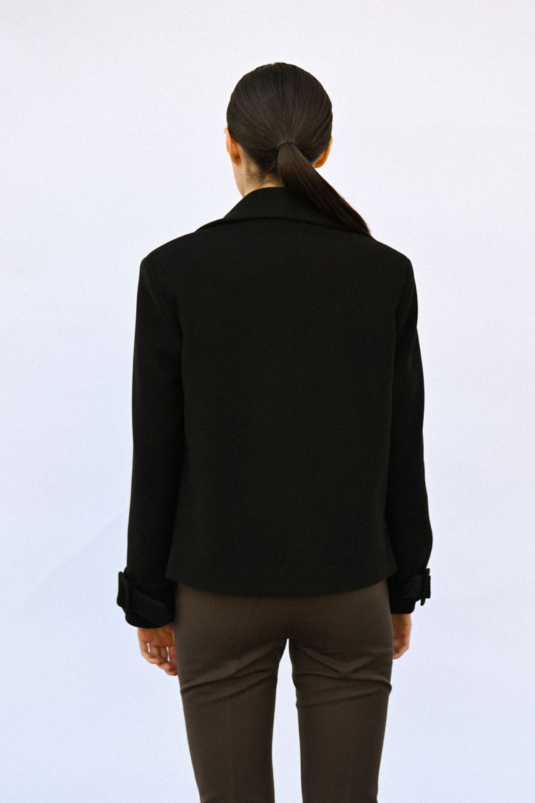 Cappotto corto monopetto