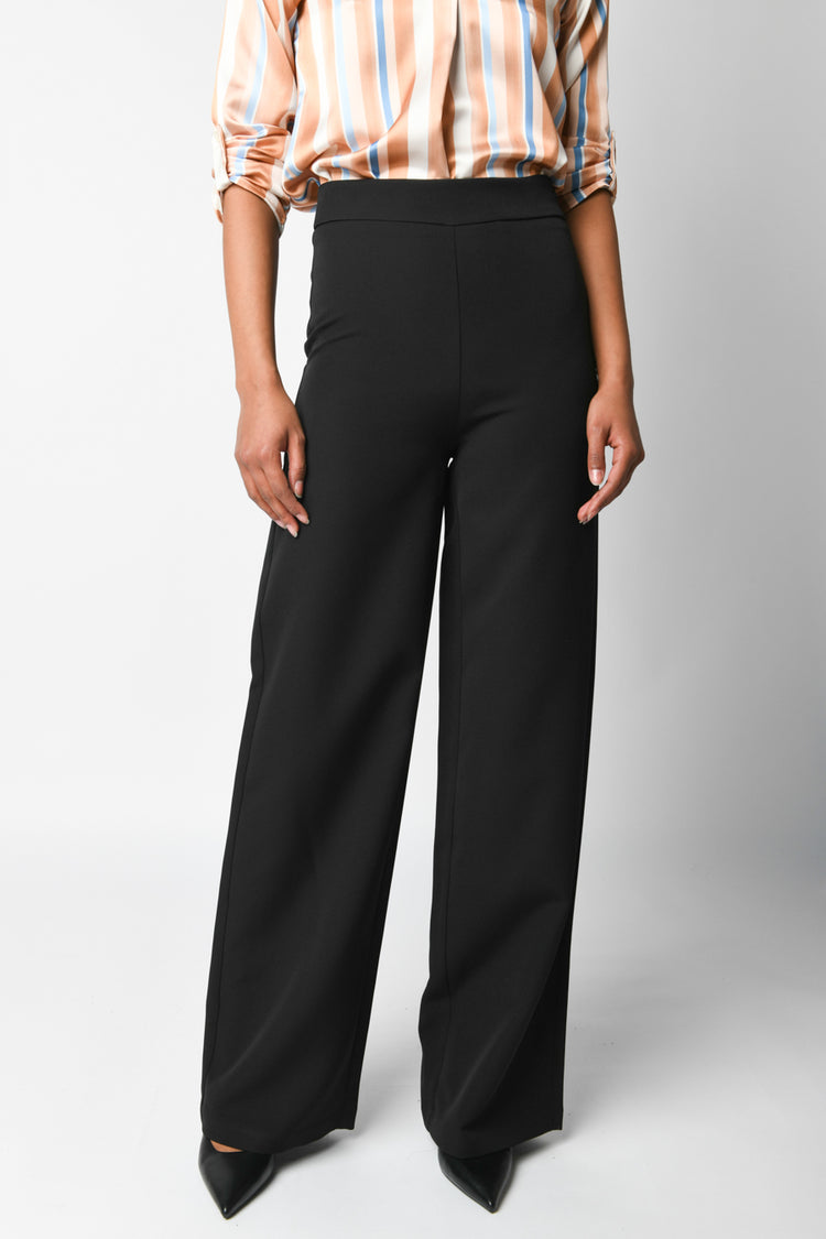 Pantaloni palazzo a vita alta