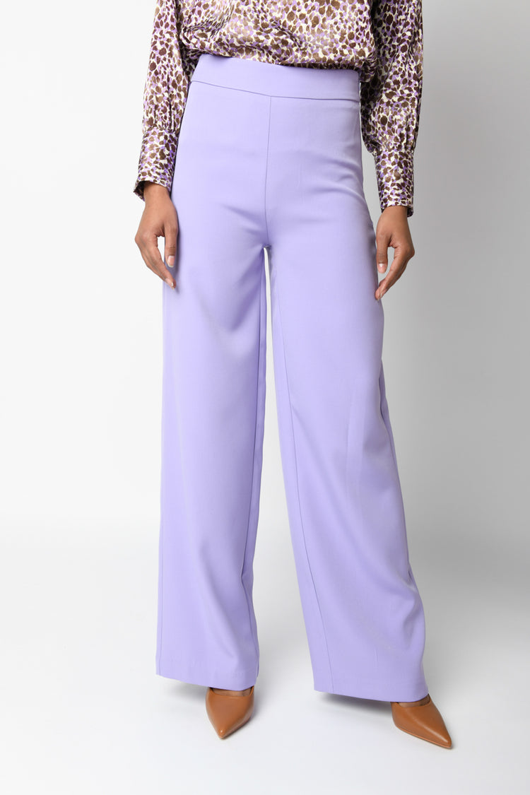 Pantaloni palazzo a vita alta