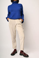 Pantaloni baggy in velluto a coste