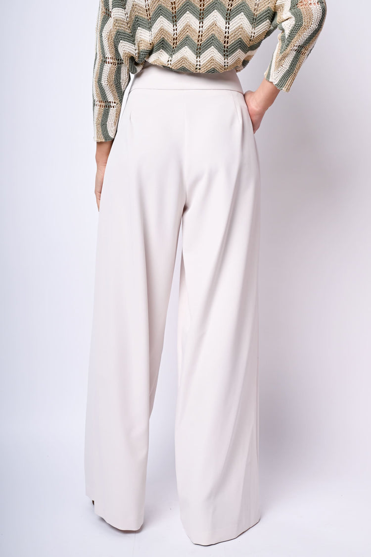 Pantaloni palazzo con pieghe