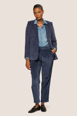 Pantaloni baggy in velluto a coste