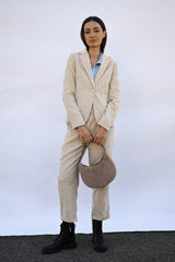 Pantaloni baggy in velluto a coste