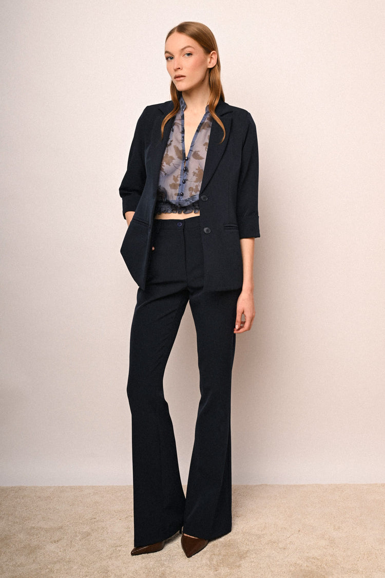 Blazer monopetto con due bottoni