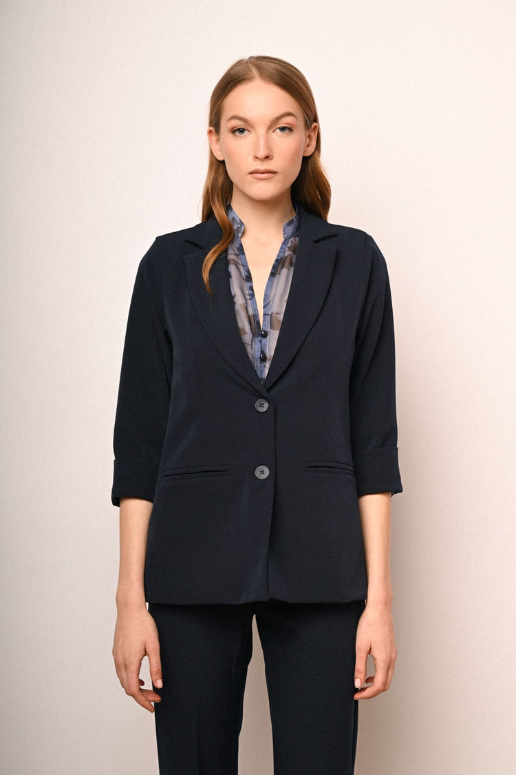 Blazer monopetto con due bottoni