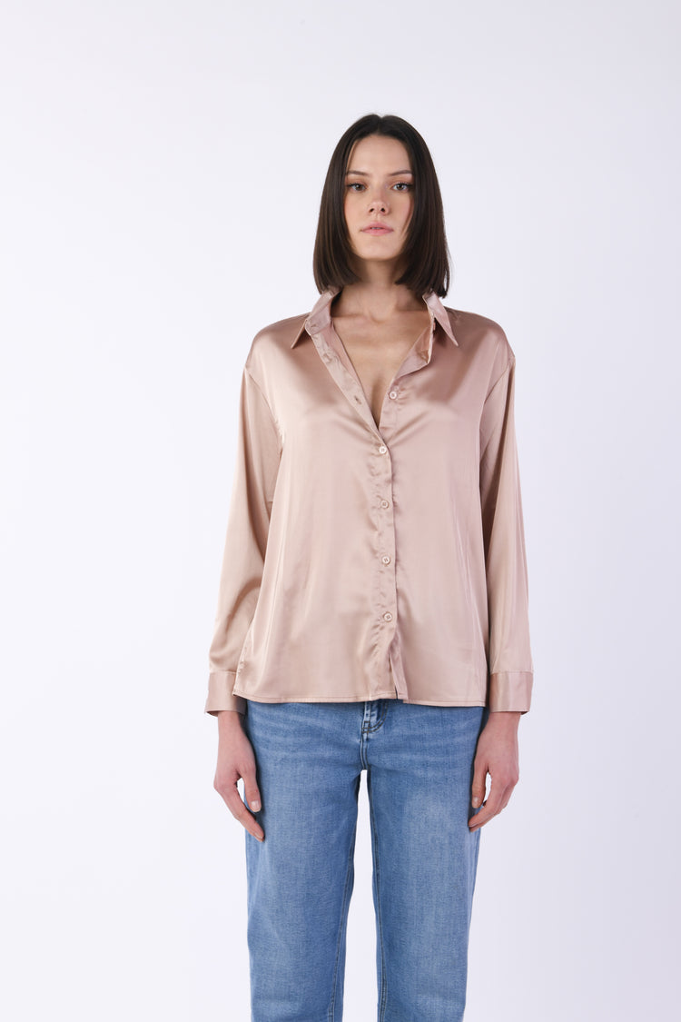 Camicia in raso