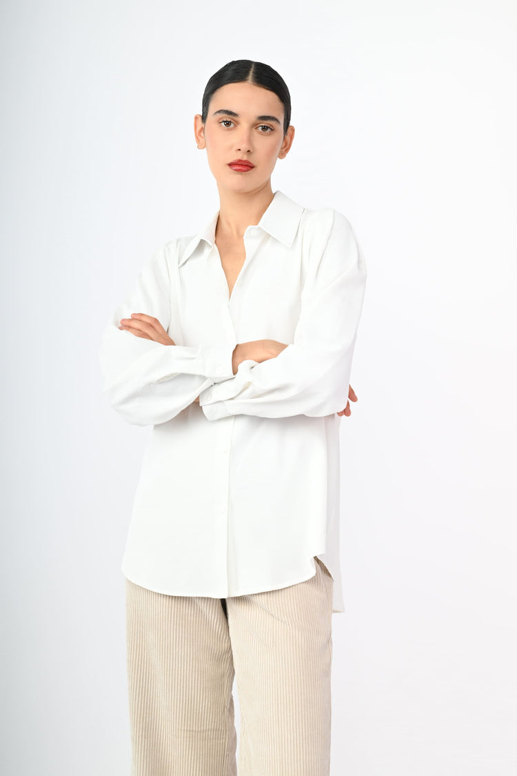 Camicia misto cotone