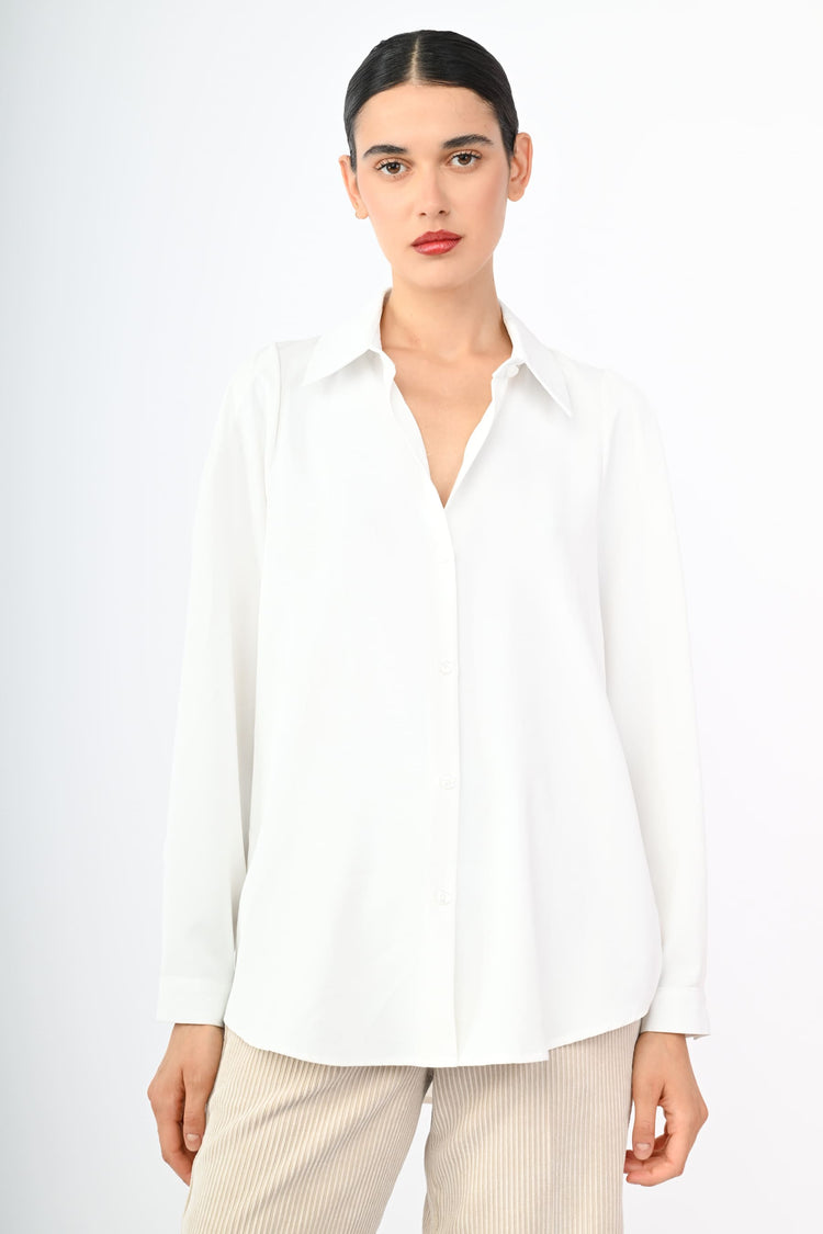 Camicia misto cotone