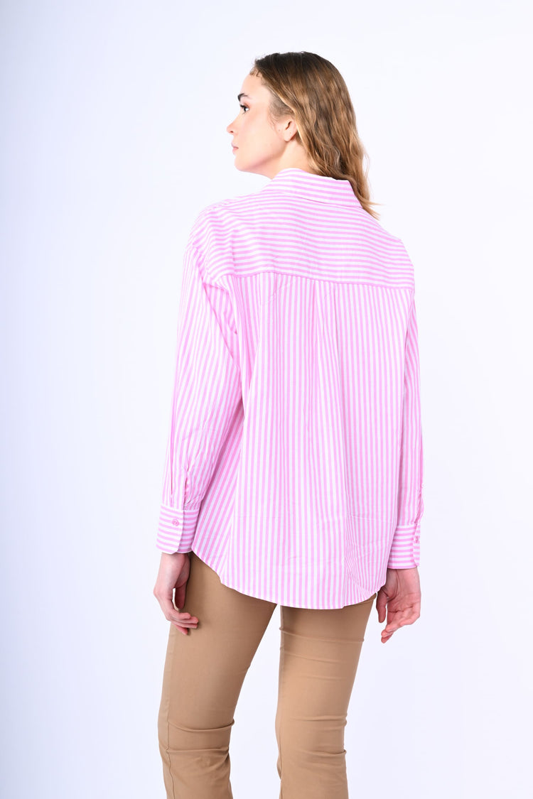 Camicia oversize a righe