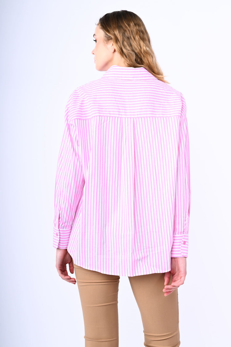 Camicia oversize a righe