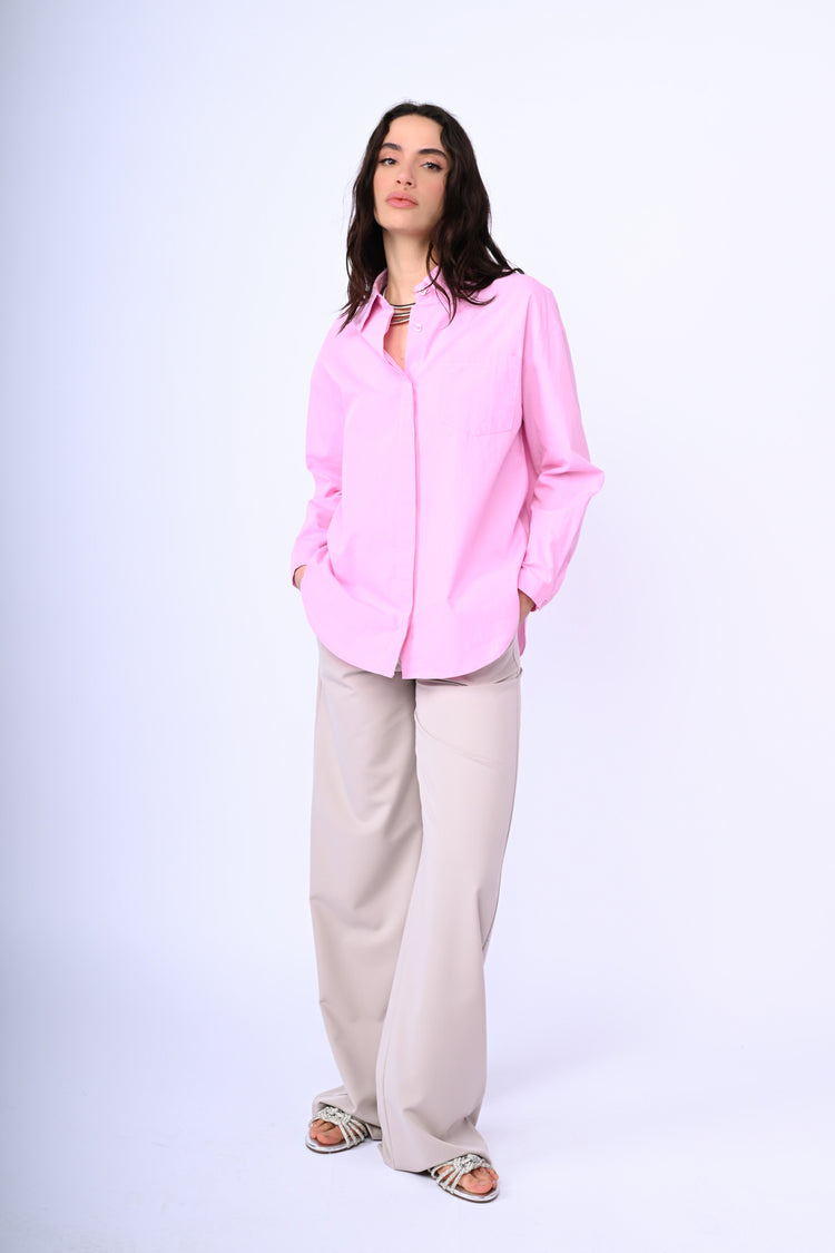 Camicia over con tasca
