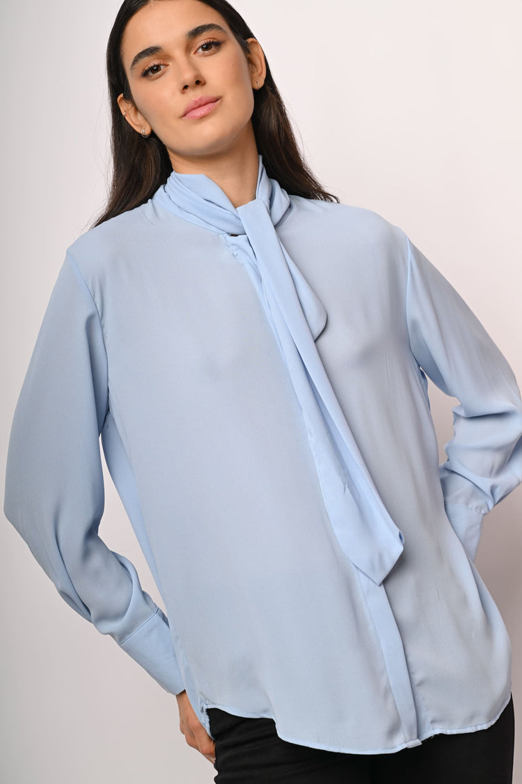 Camicia con fiocco