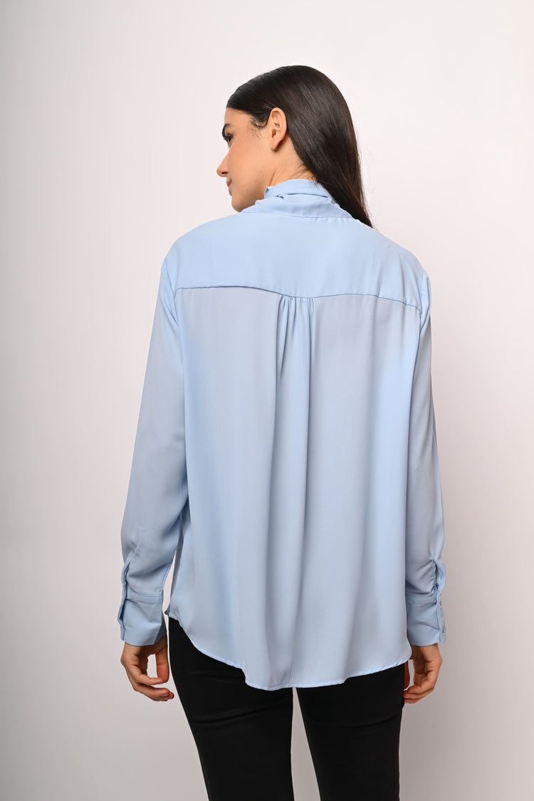 Camicia con fiocco