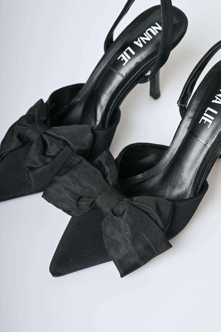 Décolleté slingback con fiocco