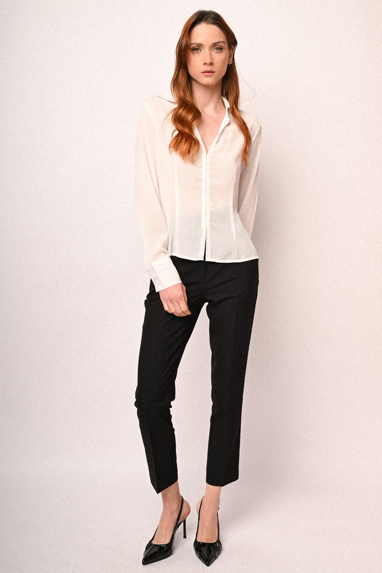 Camicia con gancetti