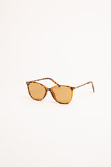 Occhiale da sole effetto tartarugato bronzo