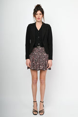 Blazer monopetto in raso