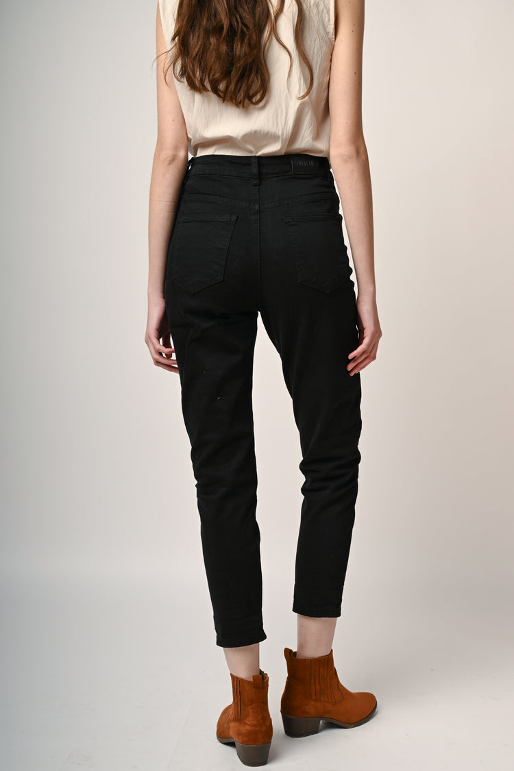 Pantaloni in drill con bottoni