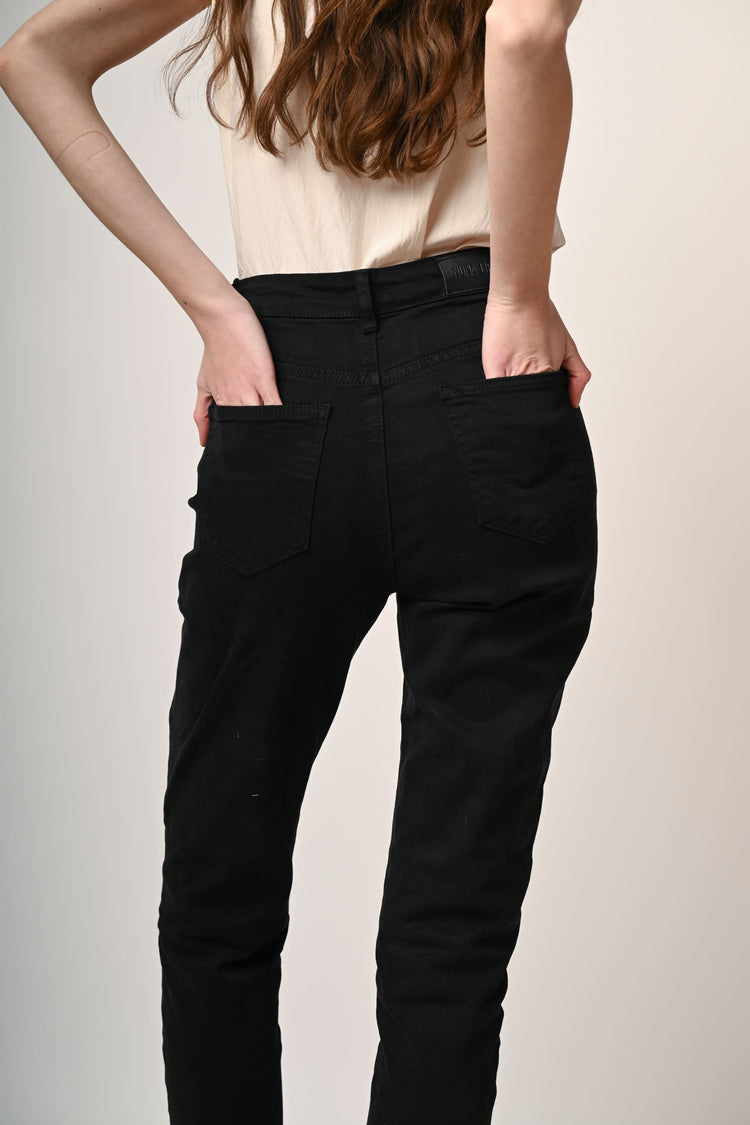 Pantaloni in drill con bottoni