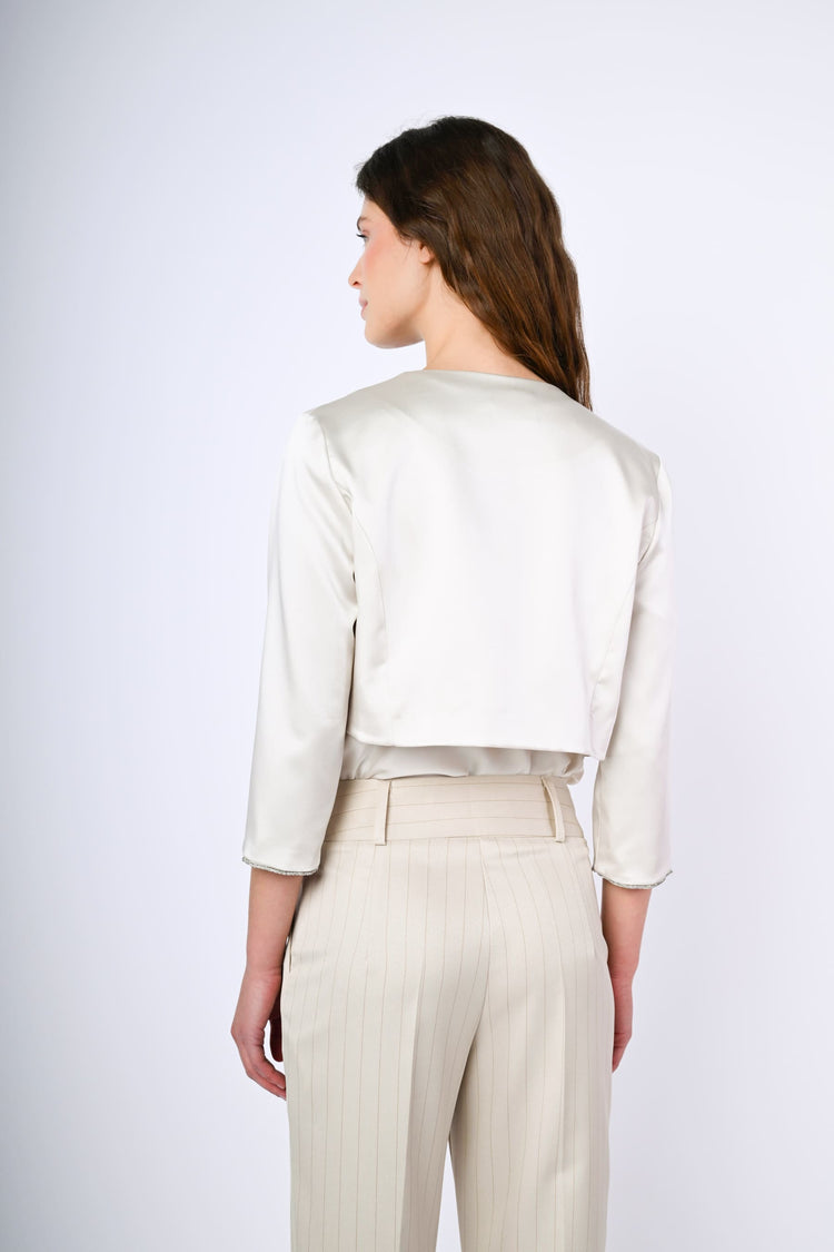 Bolero in raso