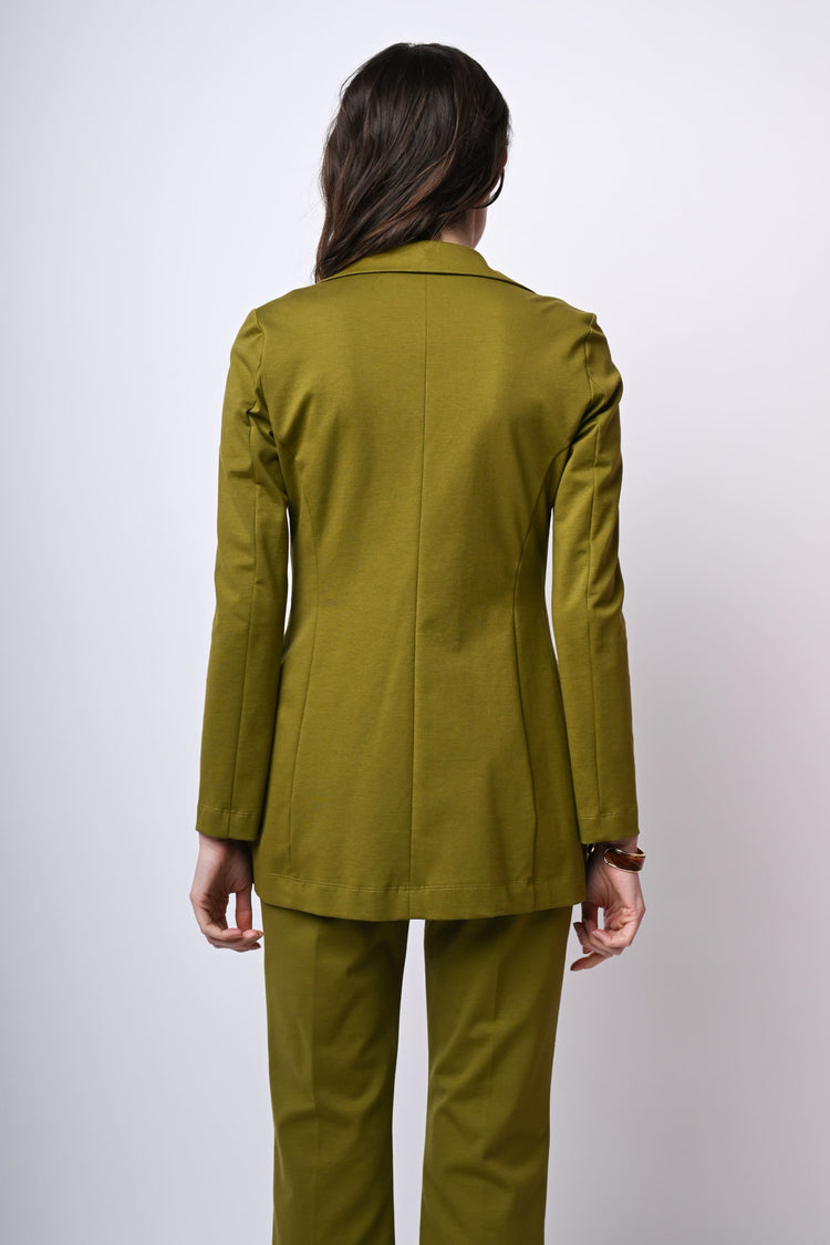 Blazer lungo monopetto