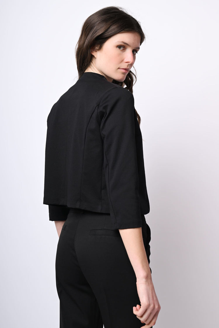 Bolero con spilla a rosa 3D