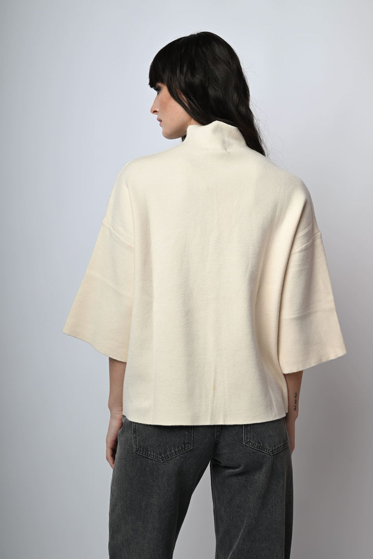 Lupetto oversize misto viscosa
