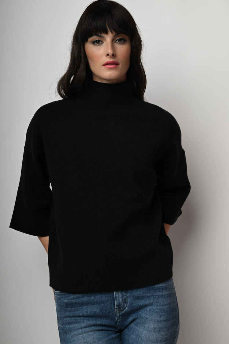 Lupetto oversize misto viscosa