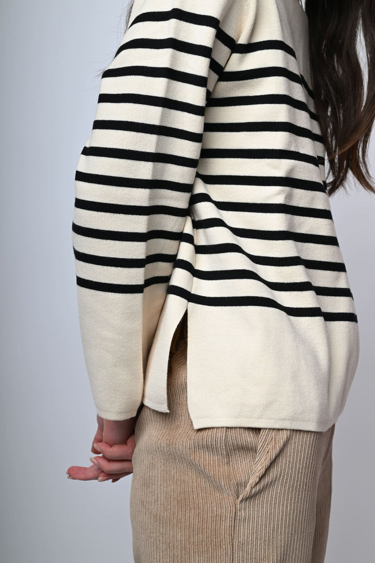 Lupetto oversize a righe