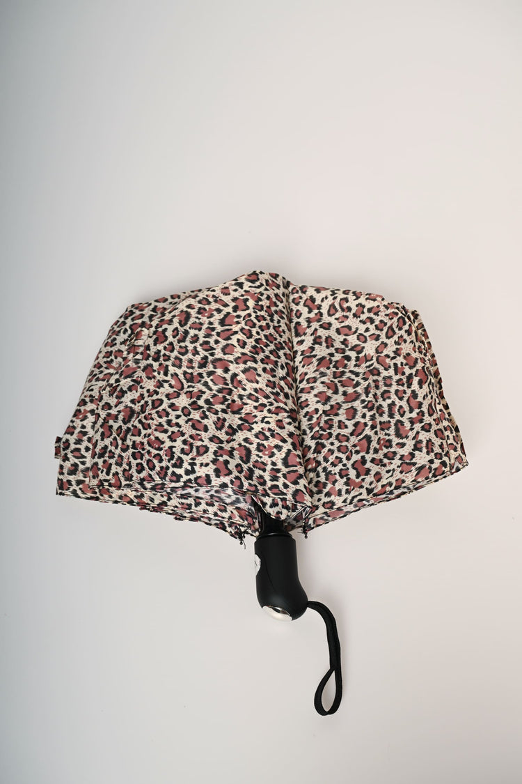 Ombrello pieghevole a stampa animalier
