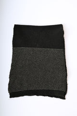 Sciarpa a righe lurex