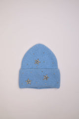 Berretto con stelle in strass