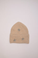 Berretto con stelle in strass