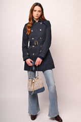 Trench basic doppiopetto con cintura
