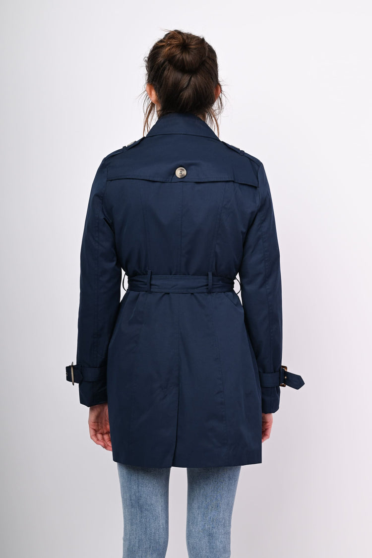Trench corto doppiopetto