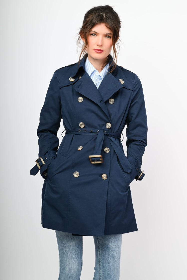 Trench corto doppiopetto