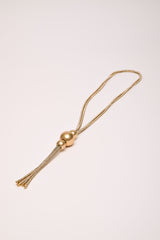 Collana lunga con sfere