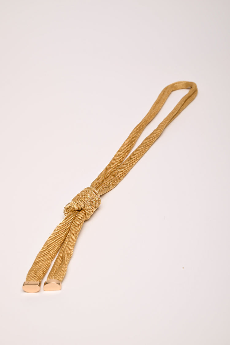 Collana in mesh con nodo