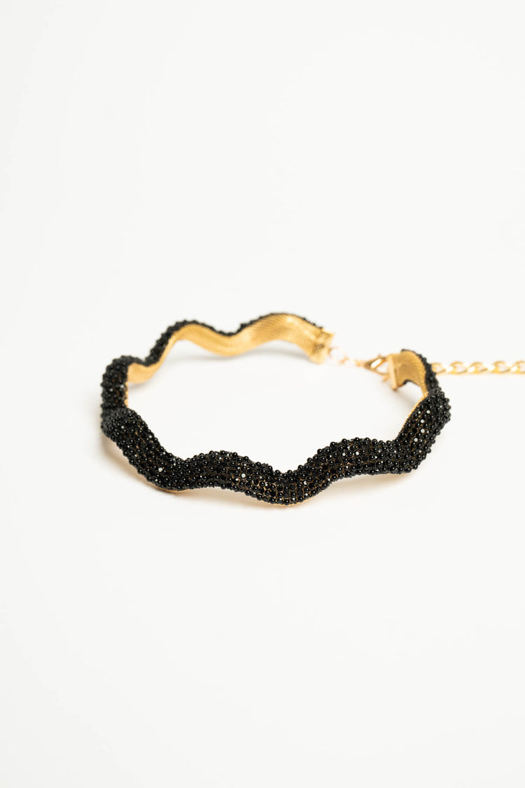 Collana fine con rete