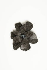 Spilla strass fiore grande