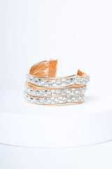 Bracciale rigido con cristalli