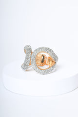 Bracciale rigido con strass