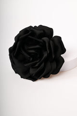 Spilla in raso a rosa