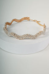 Collana choker con perline