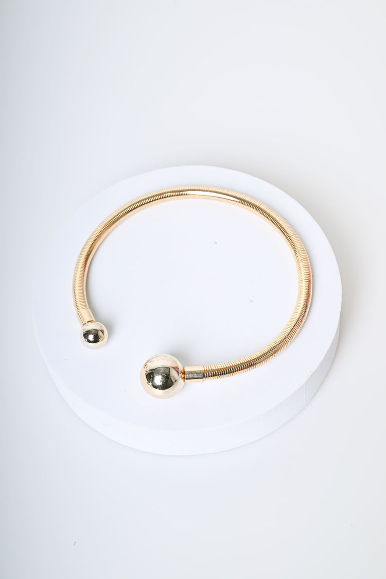 Collana rigida con sfere
