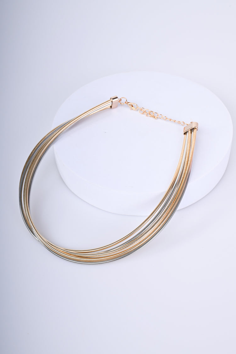 Collana rigida multifili