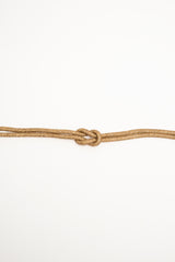Cintura gioiello con nodo e strass oro